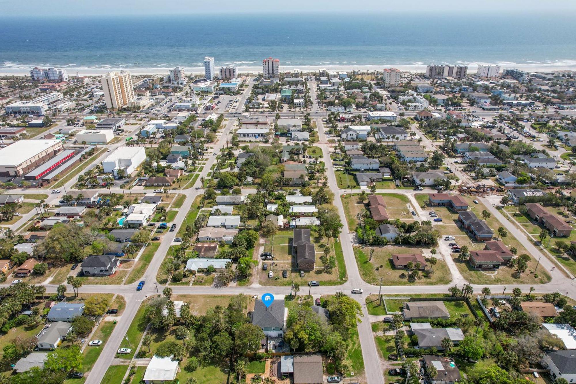 Few Steps To Ocean-4 Beach Cruisers & Free Parking & Private Backyard Jacksonville Beach Zewnętrze zdjęcie